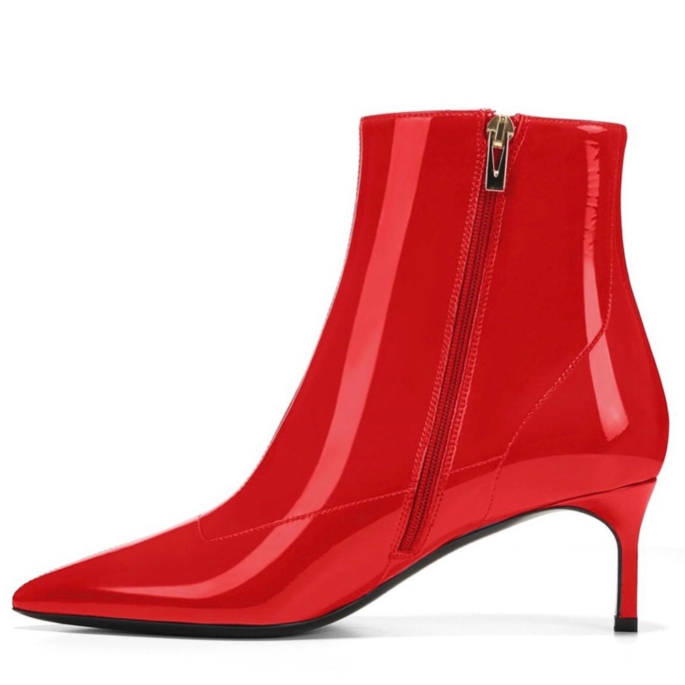 (Sold) Via Spiga Baronne Patent Leather Pointy Toe - Picture 3 of 8